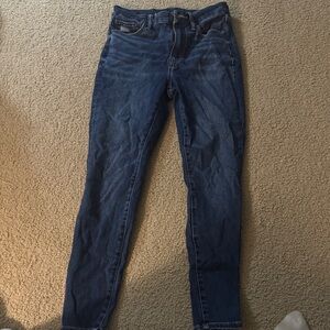 American Eagle Outfitters Dark Blue Skinny Jeans